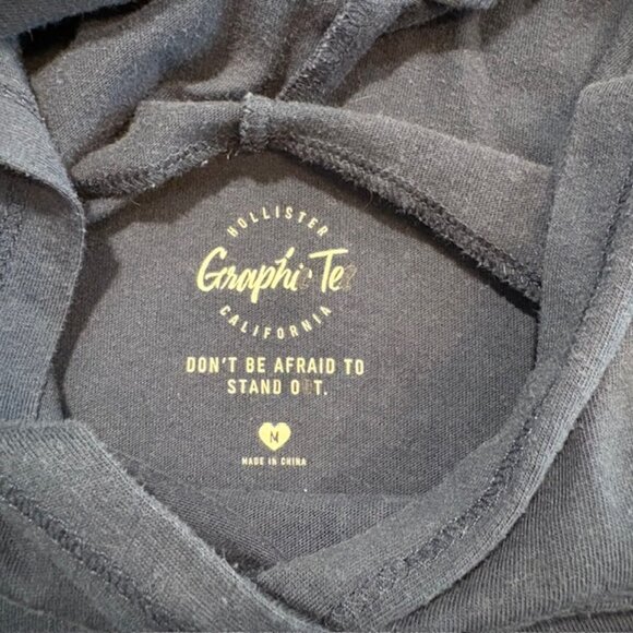 Hollister Navy Long Sleeve Hollister Hoodie Size M - Picture 3 of 8